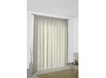 Vorhang WIRTH "Schmalfeld", beige, B:135cm H:245cm, Polyacryl, Polyester, Gardinen, Vorhang, HxB: 245x135