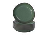 Schale "Schalen Lave ø 21 cm 6er Set", grün (vert), LIKE. BY VILLEROY & BOCH, Schüsseln, Schale
