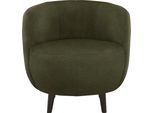 Sessel "LOOKS XIV Cocktailsessel", grün, B:72cm H:72cm T:76cm, 100% Polyester, LOOKS BY WOLFGANG JOOP, Sessel, Sessel, runde Form, perfekt für jeden Wohnraum als Einzelstück