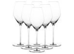 Champagnerglas SPIEGELAU "Champagnergläser Hi-Lite 347 ml 6er Set transparent", bunt (transparent), Glas, Trinkgefäße, Champagnerglas