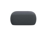 Pouf FLEXLUX "Torino, rund, bodennah, Sitzhocker, Polsterhocker", grau (anthrazit), B:91cm H:46cm T:91cm, Poufs, Pouf, Modernes, organisches Hocker-Design, Kaltschaum, Wellenunterfederung
