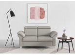 2-Sitzer SIT & MORE "Arngast", grau (light grau), B:156cm H:84cm T:93cm, Sofas, 2-Sitzer, inklusive Federkern und Kopfteilverstellung