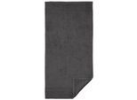 Handtuch WÄSCHEPUR, grau (anthrazit), B:50cm L:100cm, 100% Baumwolle, Handtücher, Handtuch