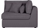 Sofa-Eckelement OTTO HOME "Florid", grau, B:99cm H:75cm T:100cm, 100% Polyester, Polsterelemente, Sofa-Eckelement, Teil eines Modulsofas, fester Sitzkomfort, auch in Cord