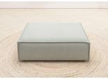 Polsterhocker HOME AFFAIRE "Watertown, XXL Hockerbank passend zum Sofa - ideal als Beistellmodul", silber, B:90cm H:43cm T:120cm, 100% Polyester, Hocker, Polsterhocker, erweiterbare Hockerbank mit weicher Polsterung
