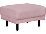 Polsterhocker HOME AFFAIRE "AGNIA B/T/H: 70/64/43 cm", rosa, B:70cm H:43cm T:64cm, 100% Polyester, Hocker, Polsterhocker, passend zur Serie, auch in Cord und Bouclé