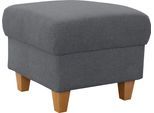 Polsterhocker HOME AFFAIRE "Palmera, B: 58 cm", grau (anthrazit), B:58cm H:48cm T:58cm, 100% Polyester;Struktur (100% Polyester);Luxus-Microfaser in Lederoptik (100% Polyester), Hocker, Polsterhocker, mit Stauraum, Federkern