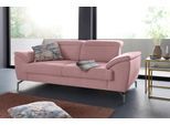 2-Sitzer SIT & MORE "Percy", rosa (altrosa), B:197cm H:80cm T:112cm, Sofas, 2-Sitzer, 15 cm Fußhöhe, Sitztiefenverstellung, wahlweise Kopfteilverstellung