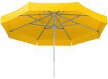 Marktschirm SCHNEIDER SCHIRME "Jumbo", gelb, Obermaterial: 100% Polyester, Standschirme, Marktschirm, ØxH: 300x275 cm, Aluminium/Polyester