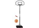 Basketballständer HORNET BY HUDORA "Hornet 305", schwarz (schwarz, weiß), Ballsportkörbe, KinderB:110cm H:360cm, Basketballständer, mobil, höhenverstellbar bis 305 cm, B:110cm H:360cm