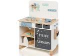 Spielwerkbank MUSTERKIND "Fagus, weiß/natur", beige (naturweiß), Rollenspielzeug, KinderB:66cm H:90cm T:42cm, Holz, Spielwerkbank, B:66cm H:90cm T:42cm