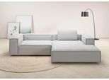 Ecksofa HOME AFFAIRE "Watertown, modernes XXL L-Form, 306 cm breit", grau, B:306cm H:68cm T:191cm, 94% Polyester, 6% Nylon, Sofas, Ecksofa, Großzügiges Lounge-Sofa mit viel Platz für die Familie