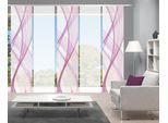 Schiebegardine VISION "PACOLIA" Gr. 1, pink, B:60cm H:260cm, Polyester, Gardinen, Schiebegardine, SET,SCHIEBEVORHANG,BAMBUS,DIGITALDRUCK
