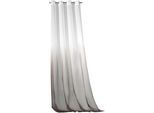 Vorhang WECKBRODT "Maischa" Gr. 1, braun, B:140cm H:245cm, Voile, Polyester, Gardinen, Vorhang, Voile, transparent mit Farbverlauf, Gardine, Store