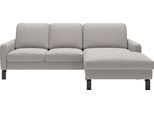 Ecksofa HOME AFFAIRE "Lecce, L-Form, Federkernpolsterung, Breite 224 cm", light, grau, B:224cm H:86cm T:164cm, 100% Polyester, Sofas, Ecksofa, inkl. saugroboterfreundliche Höhe & schmale Armlehnen