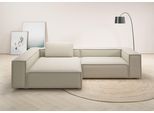 Ecksofa HOME AFFAIRE "Watertown, moderne XXL L-Form, 306 cm breit", beige (sand), B:306cm H:68cm T:191cm, 96% Polyester, 4% Nylon, Sofas, Ecksofa, Komfortabel mit tiefer Sitzfläche – ideal für große Wohnräume