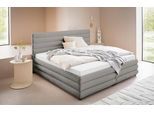 Polsterbett "Maylis", grau, B:212cm L:211cm, 100% Polyester, LEGER HOME BY LENA GERCKE, Betten, Polsterbett, wahlweise mit und ohne Matratze und Lattenrost, auch in 200cm Breite