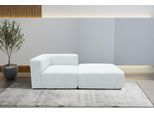Sofa-Eckelement HOME AFFAIRE "Utvik bestehend aus Eckelement und Hocker", blau (hellblau), B:108cm H:69cm T:206cm, 95% Polyester, 5% Nylon, Polsterelemente, Sofa-Eckelement, als Modul oder separat verwendbar