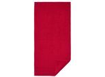 Handtuch WÄSCHEPUR, rot, B:50cm L:100cm, 100% Baumwolle, Handtücher, Handtuch