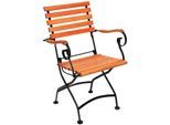 Gartensessel MERXX "TOPSELLER", braun, B:57cm H:85cm T:60cm, Sessel, Gartensessel, Eukalyptusholz, klappbar, braun