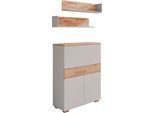 Büromöbel-Set OTTO HOME, beige (natur), B:90cm T:35cm, Arbeitsmöbel-Sets, Büromöbel-Set, Multifuktional mit Stauraum