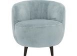 Sessel "LOOKS XIV Cocktailsessel", grün (mint), B:72cm H:72cm T:76cm, 100% Polyester, LOOKS BY WOLFGANG JOOP, Sessel, Sessel, runde Form, perfekt für jeden Wohnraum als Einzelstück