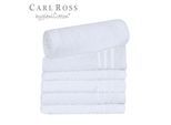 Seiftuch CARL ROSS "HygieniCotton", weiß, B:30cm L:30cm, Baumwolle, Waschlappen, Seiftuch, mit 2 Aufhängekordeln