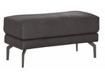 Hockerbank "CR.450, Sitzbank", braun (graubraun 534, 49), B:93cm H:45cm T:48cm, Chenille COCO (72% Polyester 15% Baumwolle 13% Polyacryl);Flachgewebe VICTORIA (41% Polyacryl 38% Polyester 21% Baumwolle), CREATION BY ROLF BENZ, Hocker, Hockerbank, Alugussfüße in umbragrau