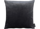 Dekokissen APELT "Arte" Gr. 1, schwarz (schwarz, unifarben), B:46cm L:46cm, Polyester, Dekokissen_Sitzkissen_Kissenhüllen, Dekokissen, Kissenhülle ohne Füllung, 1 Stück