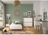 Kommode GAMI, weiß, B:100cm H:100cm T:40cm, Holzwerkstoff, Sideboards, Kommode