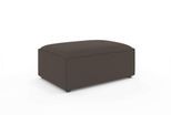 Polsterhocker OTTO HOME "HAILY Sitzhocker passend zur Serie, Maße B/T/H: 70/100/42 cm", braun, B:70cm H:42cm T:100cm, 100% Polyester, Hocker, Polsterhocker, als Modul oder separat verwendbar, für individuelle Zusammenstellung