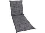 Liegenauflage GO-DE, grau (anthrazit), B:60cm H:7cm T:190cm, Baumwolle, Polyester, Polyurethan, Polsterauflagen, Liegenauflage, Maße ca.: 60 cm x 190 cm x 7 cm