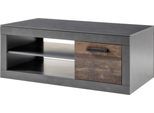 Couchtisch HOME AFFAIRE "BROOKLYN", grau (matera, old mix dekor, absetzung matera), B:110cm H:44cm T:63cm, Tische, Couchtisch, Breite ca. 110 cm