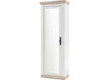 Garderobenschrank HOME AFFAIRE "Florenz", weiß (pinie weiß), B:73cm H:201cm T:38cm, Holzwerkstoff, Schränke, Garderobenschrank