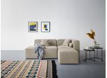 Ecksofa HOME AFFAIRE "Sundstrup L-Form", grau (taupe), B:233cm H:76,5cm T:93cm, 100% Polyester, Sofas, Ecksofa, Modulserie, individuelle Zusammenstellung