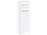 Unterschrank WELLTIME "Venedig", weiß (weiß, weiß), B:25cm H:79cm T:20cm, Schränke, Unterschrank, Badmöbel in Breite 25 cm
