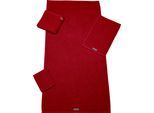 Saunatuch ROSS "SELECTION", rot (rubin), B:80cm L:200cm, Frottier, Obermaterial: 100% Baumwolle, Handtücher, Saunatuch, Aus Bio-Baumwolle