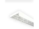 Gardinenschiene SN DECO GROUP "Vorhangschiene SH (1) mit Blende 5 cm" Gr. 13, weiß, L:580cm T:8,95cm, Kunststoff, Gardinenstangen, Gardinenschiene, Topseller
