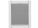 Wabenplissee SUNLINES "One Size Style Honeycomb VD", grau (grau, grau, grau), B:105cm H:130cm, Obermaterial: 85% Polyester, 15% sonstige Fasern, Plissees, Wabenplissee, Zubehörfarbe grau, zum Klemmen