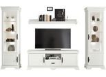Wohnwand OTTO HOME "Royal", weiß, B:314cm H:192cm T:46cm, Holzwerkstoff, Kastenmöbel-Sets, Wohnwand, exclusiv Design im Landhausstil