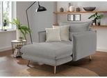 Loveseat HOME AFFAIRE "Lazio, 111 cm breit, modern und bequem", grau (grau, blau), B:111cm H:101cm T:167cm, 90% Polyester, 5% Nylon, 5% Rayon, Sessel, Loveseat, Webstoff, inkl. Rücken- und Zierkissen