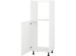 Backofen/Kühlumbauschrank KOCHSTATION "KS-Scafa", weiß, B:60cm H:150cm T:56cm, Schränke, Backofen/Kühlumbauschrank, Breite/Höhe: 60/150 cm, wahlweise Türanschlag rechts oder links