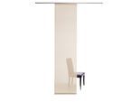 Schiebegardine HOMING "Manhattan" Gr. 1, beige (creme), B:60cm H:245cm, Obermaterial: 100% Polyester, Gardinen, Schiebegardine, Flächenvorhang