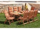 Garten-Essgruppe MERXX "Maracaibo", braun, Obermaterial: 100% Polyester. Füllung: 100% Polyurethan, Sitzmöbel-Sets, Garten-Essgruppe