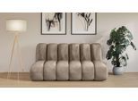 2,5-Sitzer "Priya Designersofa, moderne Steppung, auch in Bouclé", grau (taupe), B:185cm H:84cm T:108cm, 100% Polyester, LEGER HOME BY LENA GERCKE, Sofas, 2 5-Sitzer, gemütlich und modern, B/T/H: 185/108/84 cm