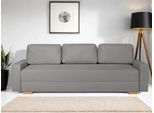 3-Sitzer HOME AFFAIRE "SHERIDIAN Schlafsofa mit Bettkasten, in Feincord & Velvet", grau, B:225cm H:80cm T:94cm, 100% Polyester, Sofas, 3-Sitzer, mit Wellenunterfederung, moderne Bezüge, B/H/T 225/94/80