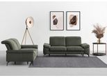 2,5-Sitzer SIT & MORE "Cabana", grün (olive), B:211cm H:84cm T:123cm, 95% Polyester, 5% Polyamid, Sofas, 2 5-Sitzer, Breite 211 cm, mit oder ohne Sitztiefen-, und Kopfteilfunktion