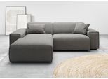 Ecksofa HOME AFFAIRE "Glimminge L-Form auch in Breitcord, Feincord + Easy care-Bezug", grau, B:234cm H:71cm T:191cm, 100% Polyester, Sofas, Ecksofa, Breite 234, Zierkissen