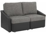 2-Sitzer HOME AFFAIRE "Sleepy", schwarz (schwarz, anthrazit), B:168cm H:86cm T:96cm, Struktur grob/Kunstleder (90% Polyester, 10%Polyacryl);Struktur fein/Luxus-Microfaser (100% Polypropylen, 100% Polyester);Microfaser PRIMABELLE (100% Polyester), Sofas, 2-Sitzer, mit Schlaffunktion