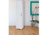 Wäscheschrank PRIESS "Lissabon", weiß (lichtweiß), B:48cm H:193cm T:36cm, Holzwerkstoff, Schränke, Wäscheschrank